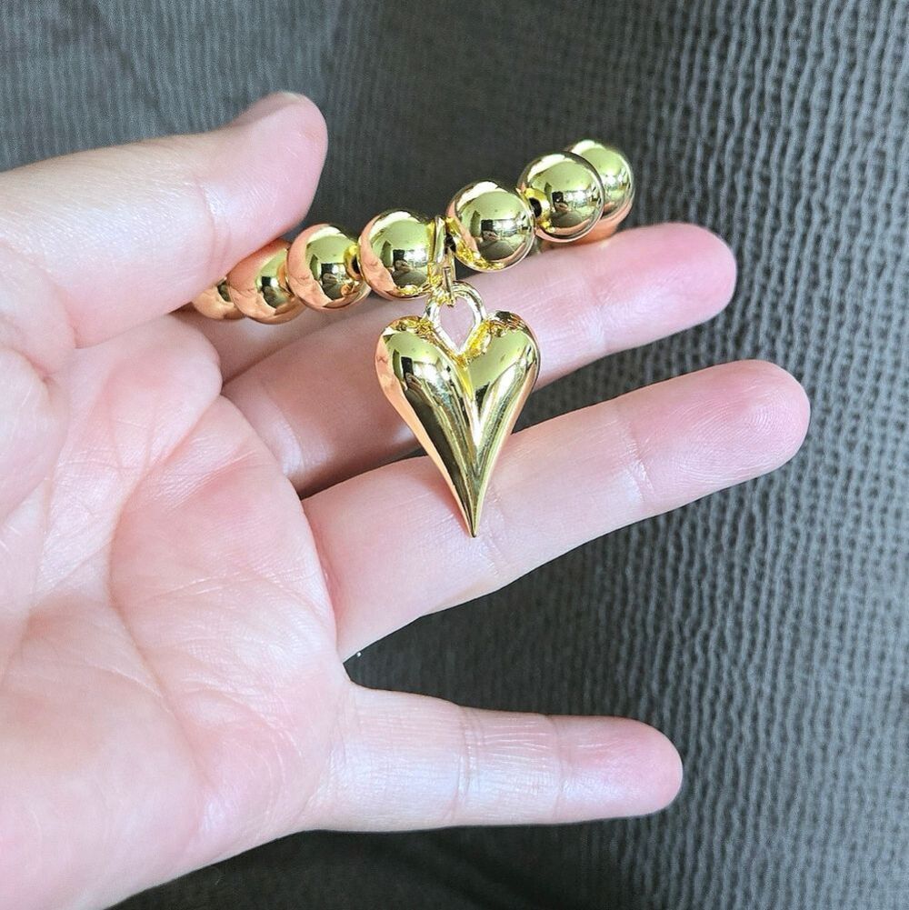 Gemelli👭 Gold💛 "Gianna" Happy😃 Heart❤️ Adjustable Necklace - NWT - Picture 12 of 15